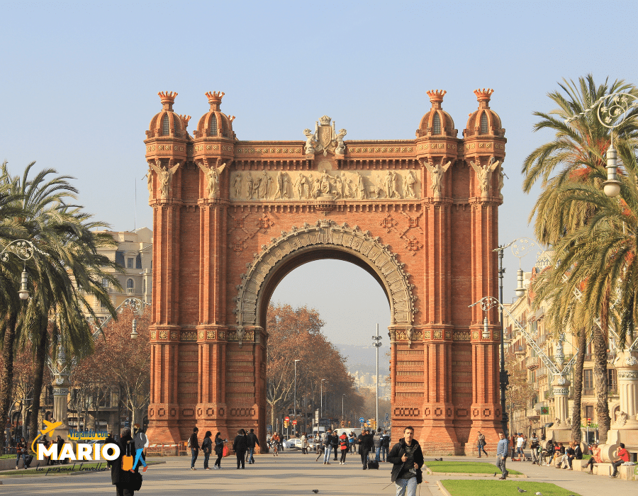 Arco del Triunfo conocer Barcelona