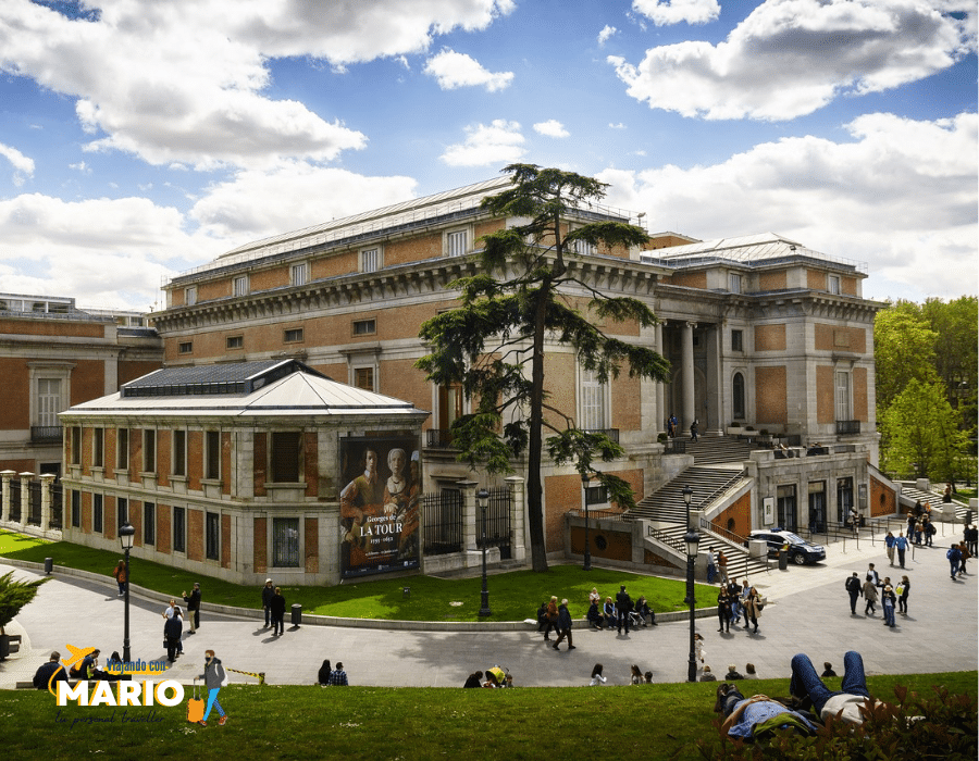 Museo del Prado de Madrid en Primavera