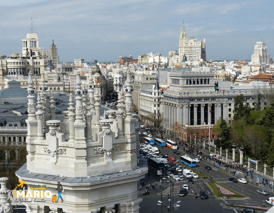 vistas de Madrid en primavera