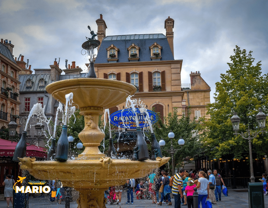 Ratatouille comer en Disneyland París